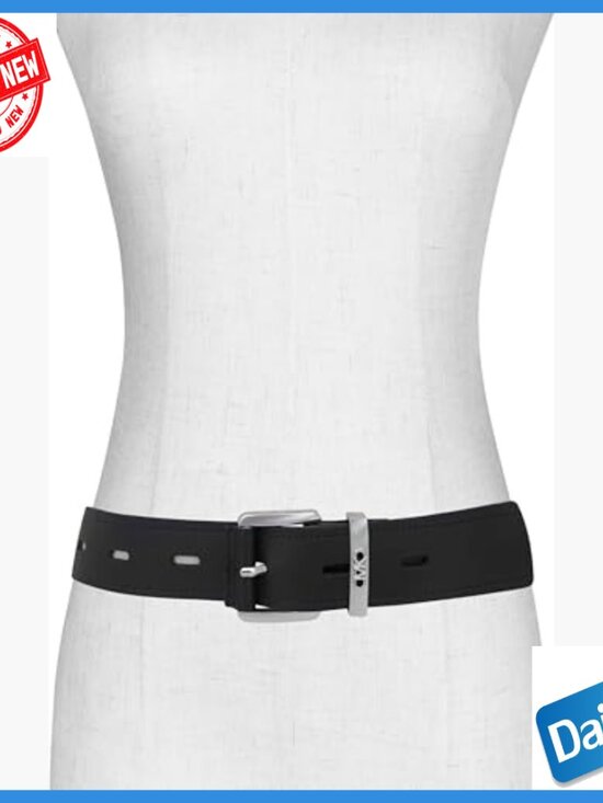 42mm Leather Belt for Women, Adjustable Fit, 1.75 Inch Width, Everyday Wear main image 3